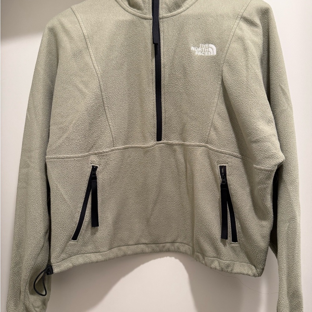 The North Face Olive Green Fleece Jacket
